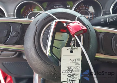 2021 Jeep Gladiator Overland 4X4 from USA, damaged, VIN 1C6HJTFG3ML565764